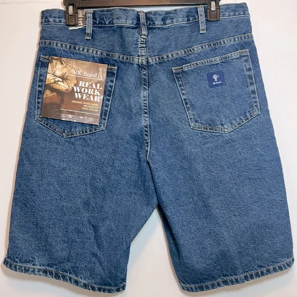 NWT RK Brand Men's 5 Pocket Denim Shorts 38 - Picture 3 of 9
